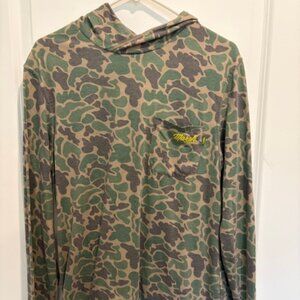Marsh Wear Hooded Camo long sleeve shirt